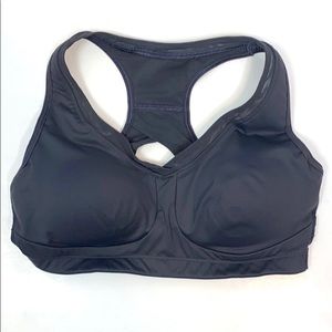 Athleta Racerback Gray Sports Bra Size 36C